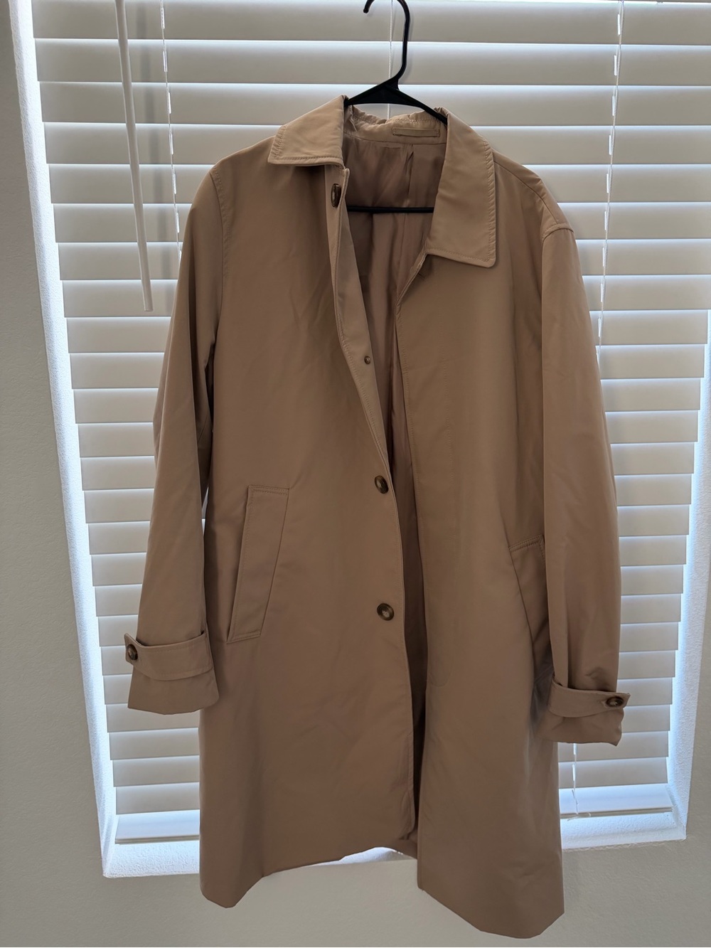 H&M Tan Beige Jacket with Contrast Label